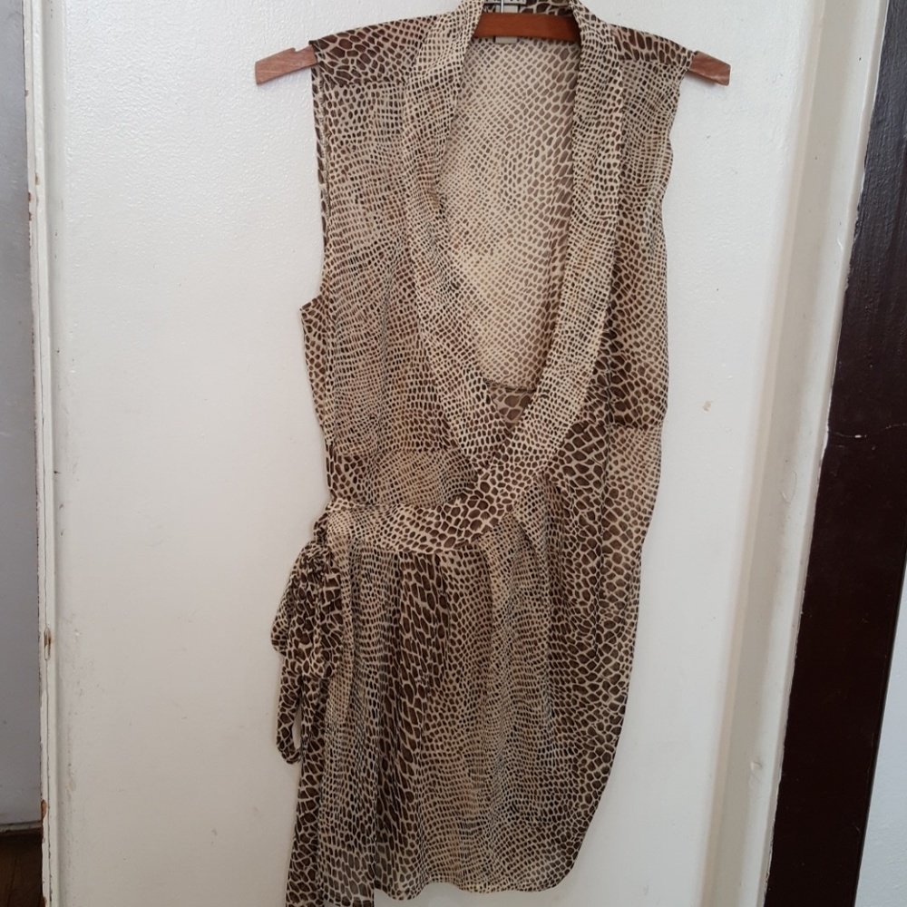 Akualani animal print blouse
